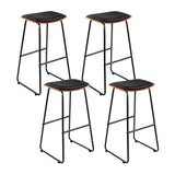 Tyabb black bar stool in a modern Australian kitchen