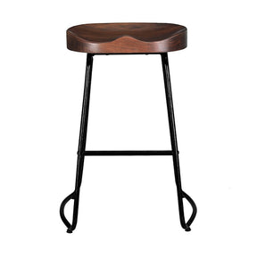 Flinders black bar stool in a modern Australian kitchen view 3