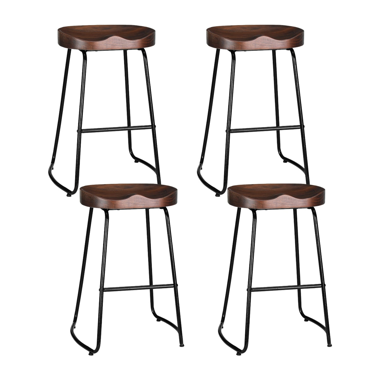Flinders black bar stool in a modern Australian kitchen view 8