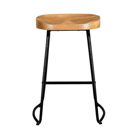Flinders natural bar stool in a modern Australian kitchen view 3