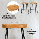 Cape Schanck Tractor Bar Stool, 65cm 2pcs