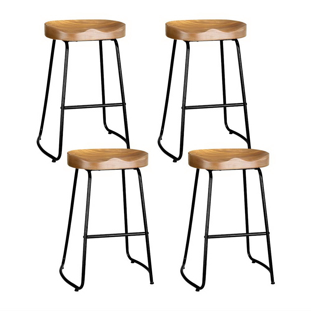 Flinders natural bar stool in a modern Australian kitchen view 8