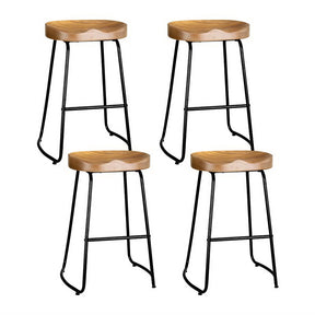 Flinders natural bar stool in a modern Australian kitchen view 8