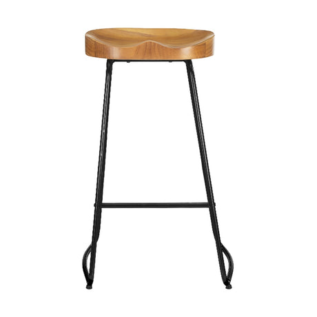 Flinders natural bar stool in a modern Australian kitchen view 3