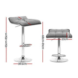 Coronet Bay grey faux linen gas lift swivel bar stool in a modern kitchen