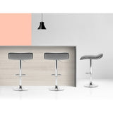 Pair of Artiss linen bar stools in styled kitchen — Allure Home Collections