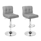 Sunderland Bay Gas Lift Bar Stool, Grey 2pcs