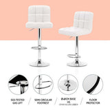 Artiss Noel Leather Gas Lift Bar Stool