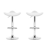 Somers Gas Lift Bar Stool, White 2pcs