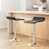 Artiss Sena black adjustable gas lift bar stools set of 2 — Allure Home Collections