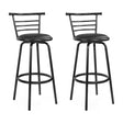 Stony Point black bar stool in a modern Australian kitchen