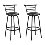 Stony Point black bar stool in a modern Australian kitchen