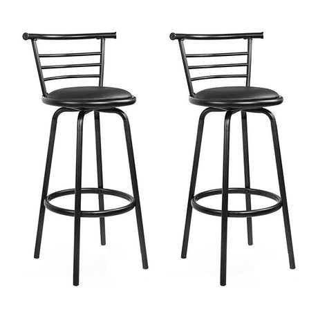 Stony Point black bar stool in a modern Australian kitchen