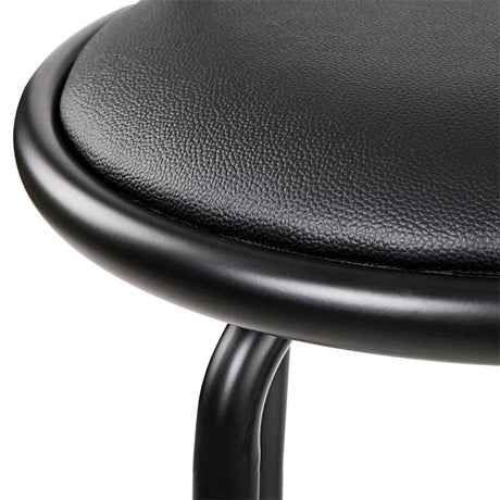Pair of Artiss swivel metal base bar stools in contemporary kitchen — Allure Home Collections