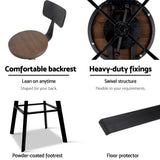 Artiss vintage metal bar stool at kitchen counter — Allure Home Collections