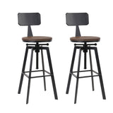 Artiss vintage metal bar stool footrest and base detail — Allure Home Collections