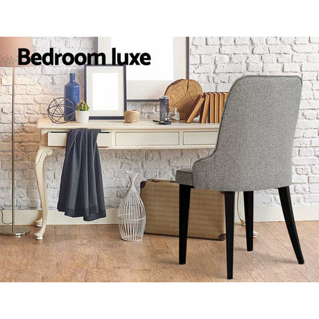 Artiss Domus Grey Linen Dining Chairs — Set of 4 — Allure Home Collections