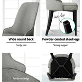 Artiss Domus Grey Linen Dining Chairs — Set of 4 — Allure Home Collections