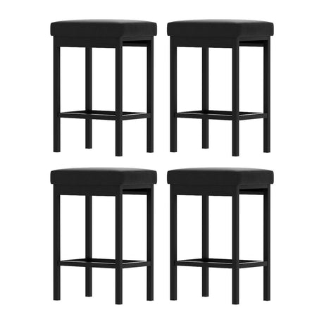 Artiss metal bar stool footrest and base detail — Allure Home Collections
