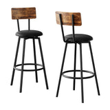 Smiths beach industrial bar stool black in a modern kitchen