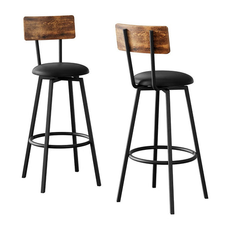 Smiths beach industrial bar stool black in a modern kitchen