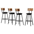 Smiths beach industrial bar stool black in a modern kitchen