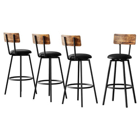 Smiths beach industrial bar stool black in a modern kitchen