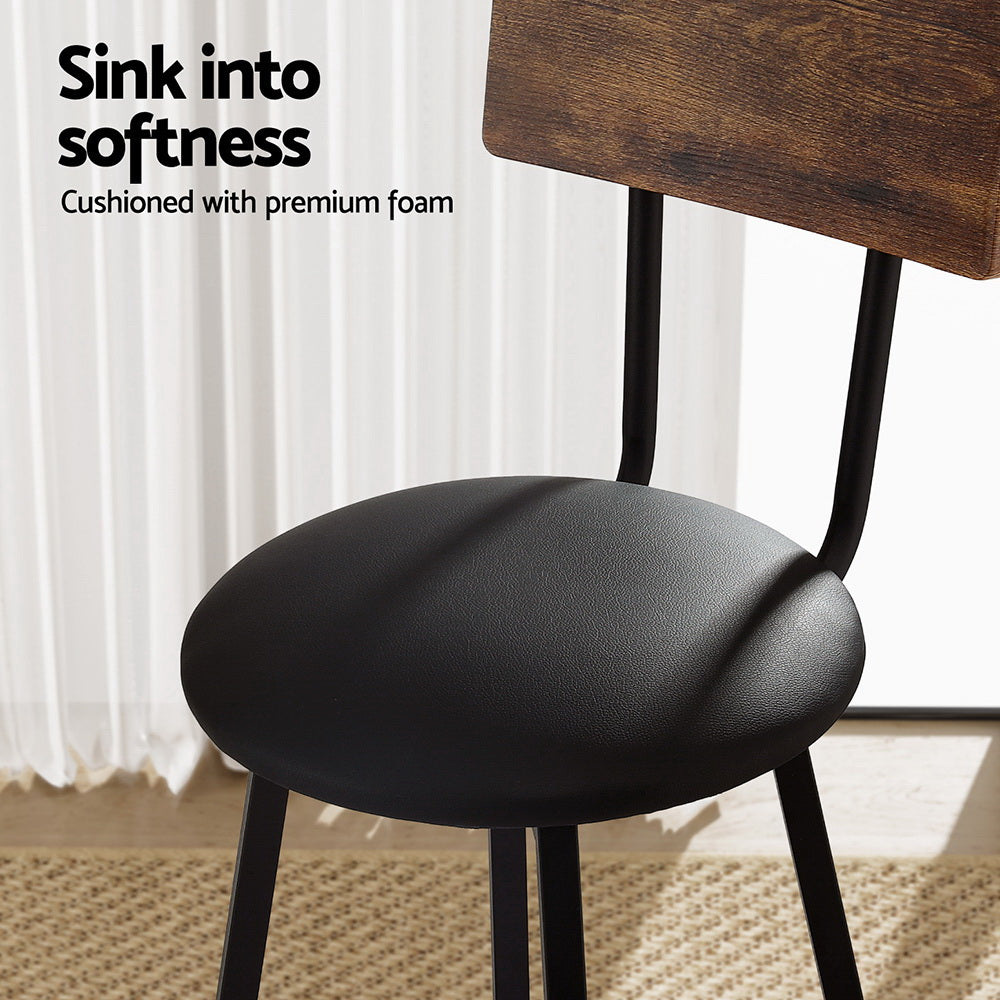 Artiss Industrial Bar Stools Set of 4