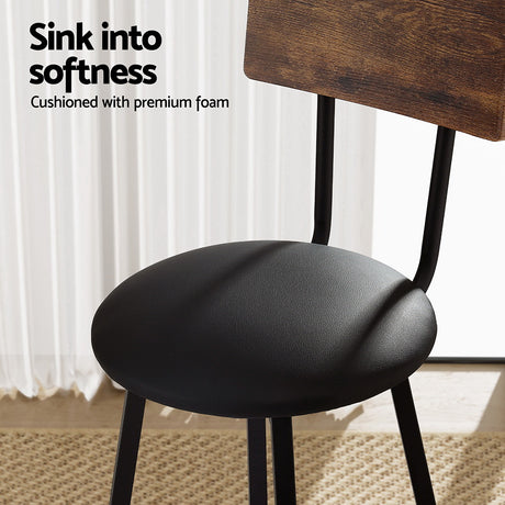 Artiss Industrial Bar Stools Set of 4
