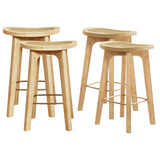 Artiss bamboo rattan bar stools set of 4 for kitchen counter — Allure Home Collections