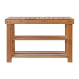 Artiss Bamboo Shoe Rack Bench — 10 Pairs, Timeless Design — Allure Home Collections