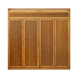Artiss 30-Pair Bamboo Shoe Rack Cabinet with Storage Cupboard — Allure Home Collections
