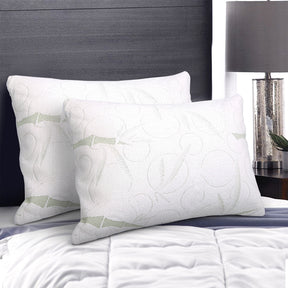 Dunk bamboo memory foam pillows eco friendly pair