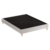 Turin Double Bed Base, Beige