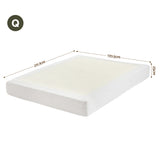 Como Compression Bed, Cream Boucle, view 2