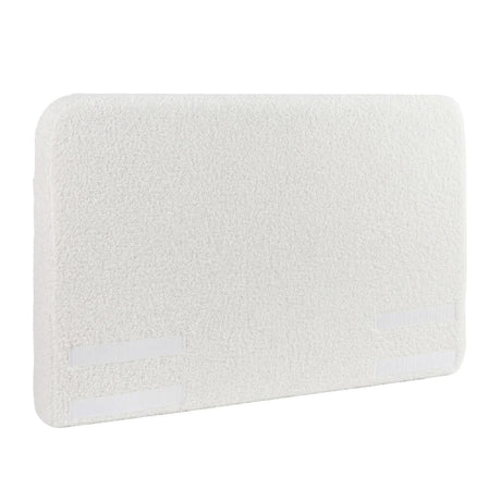 Buckenderra Boucle Bed Head, White Double