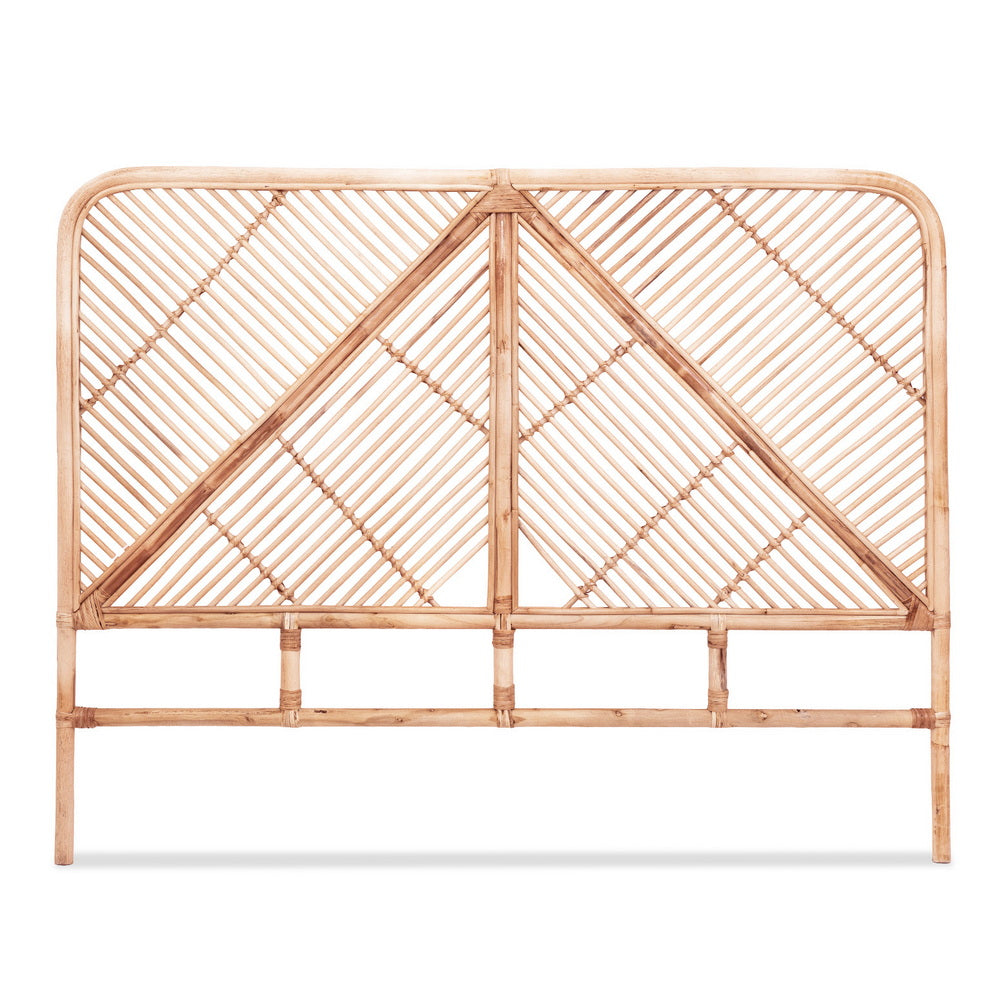 Berridale Rattan Bed Head, Pine Double image 4