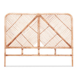 Berridale Rattan Bed Head, Pine Double image 4