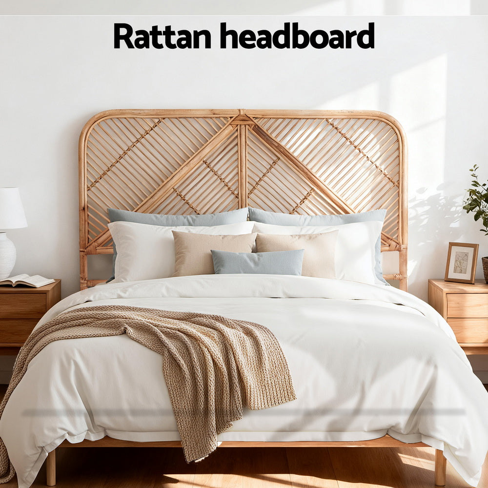 Munyang Rattan Bed Head, Pine Queen