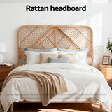 Munyang Rattan Bed Head, Pine Queen