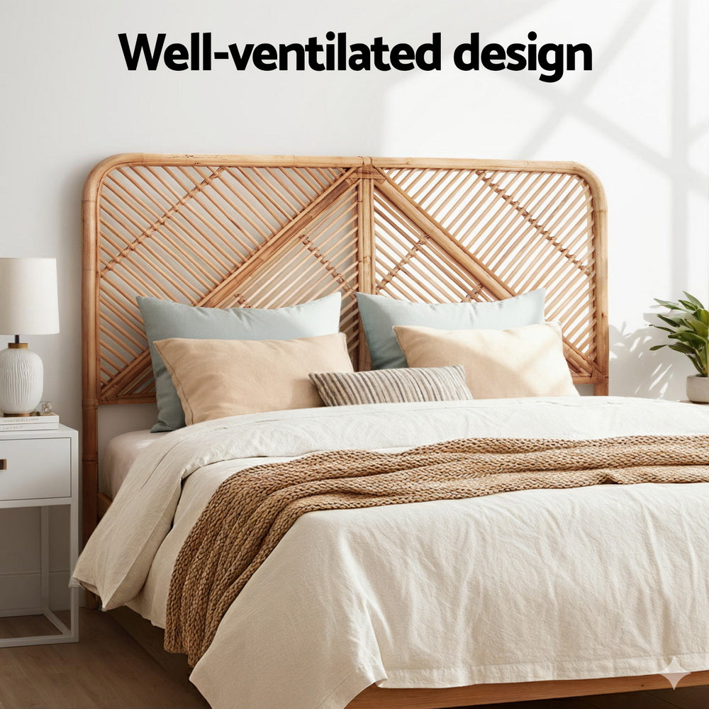 Munyang Rattan Bed Head, Pine Queen