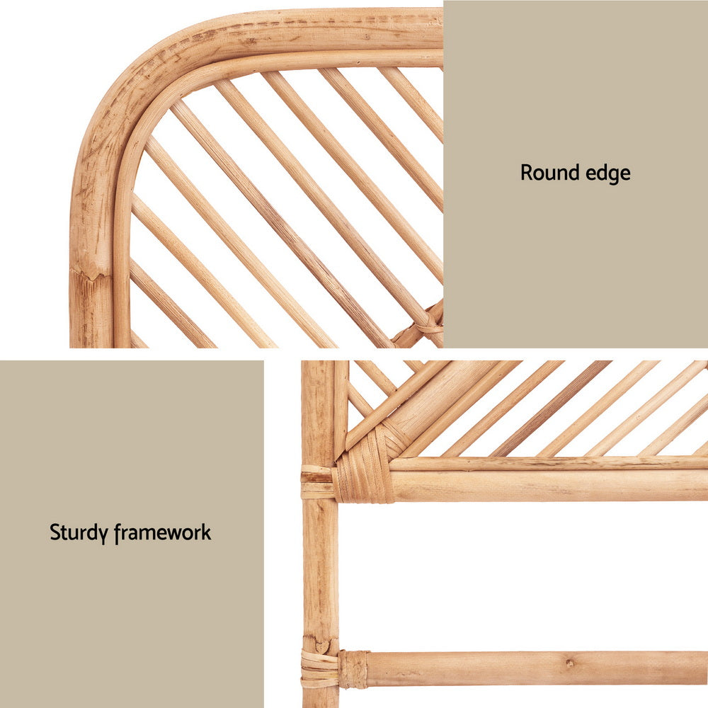 Munyang Rattan Bed Head, Pine Queen