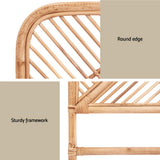 Munyang Rattan Bed Head, Pine Queen