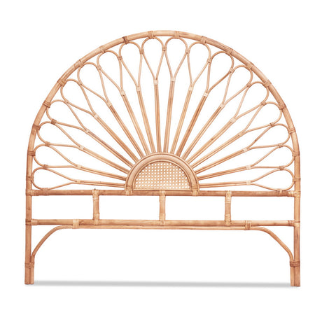 Island Bend Rattan Bed Head, Pine Double