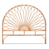 Island Bend Rattan Bed Head, Pine Queen