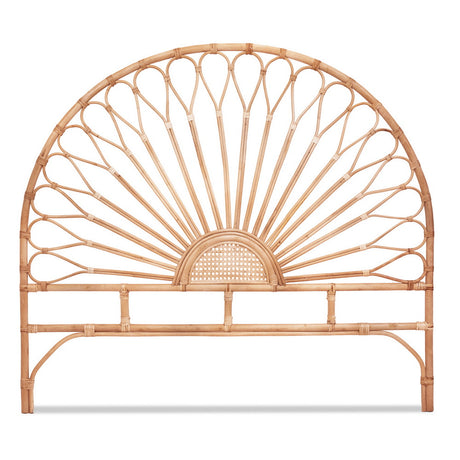 Island Bend Rattan Bed Head, Pine Queen