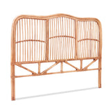 Diggers Creek pine rattan bed head in a modern bedroom