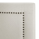 Artiss RIVE Queen Bed Head in Beige Faux Linen — High Density Foam — Allure Home Collections