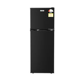 Freezer compartment of the 122 L bar fridge holding frozen food
