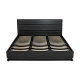 Montalcino King Gas Lift Bed Frame, Black